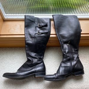 Jil Sander Black Leather Boots